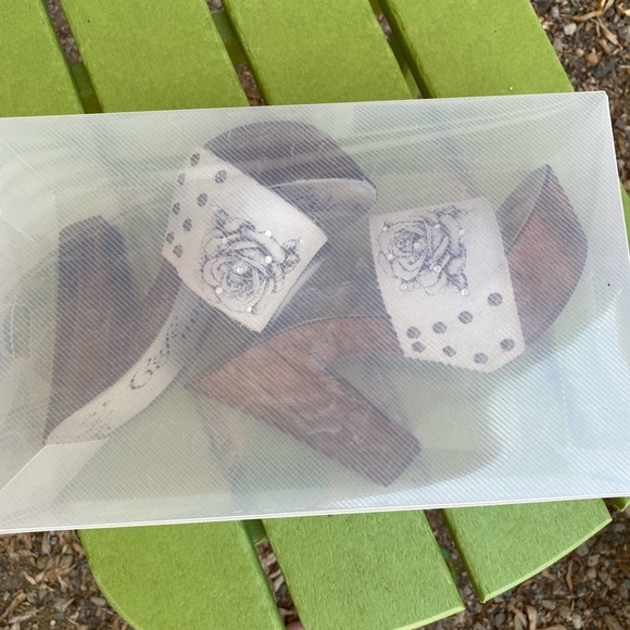 Café noir platform slides - Picture 4 of 4